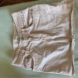 Zara Blush Pink Denim Skirt